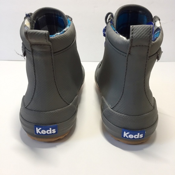 Keds Gray Scout Matte Twill WX chunky Ankle Boots - Picture 13 of 16